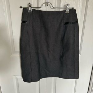 White House black market pencil grey skirt. Size 2